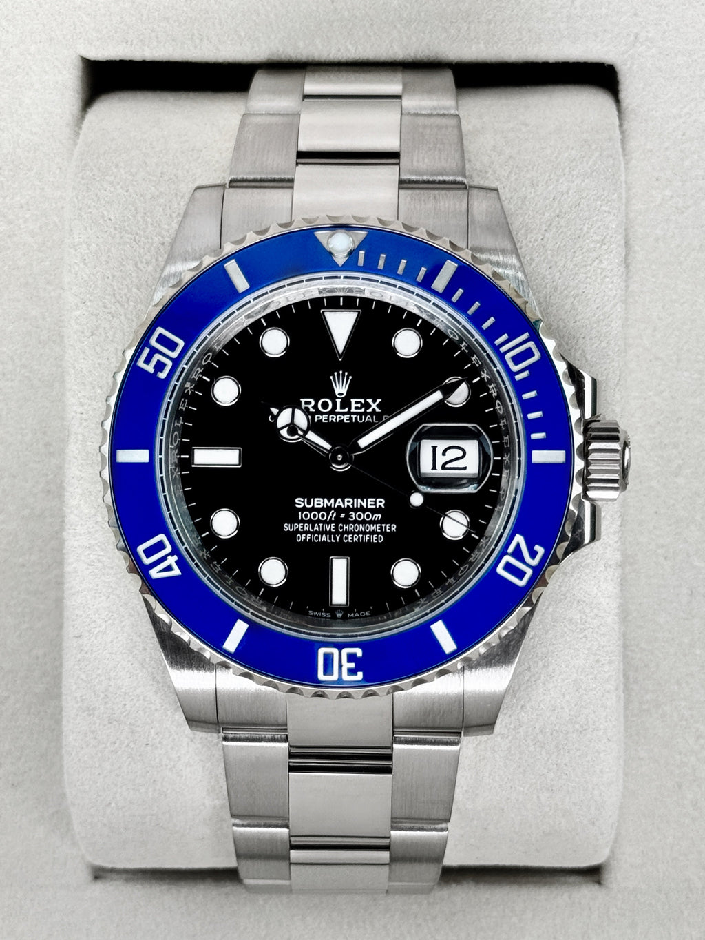 2025 Rolex Submariner Cookie Monster 41mm 126619LB White Gold Black Dial
