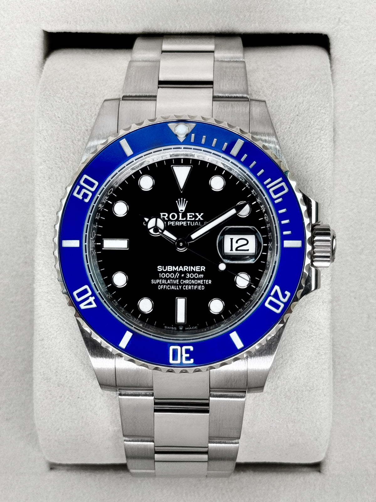 2025 Rolex Submariner Cookie Monster 41mm 126619LB White Gold Black Dial