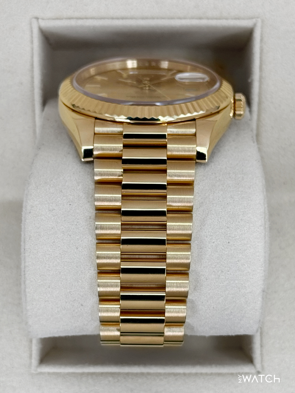 2020 Rolex Day-Date 40mm 228238 Champagne Stick Dial