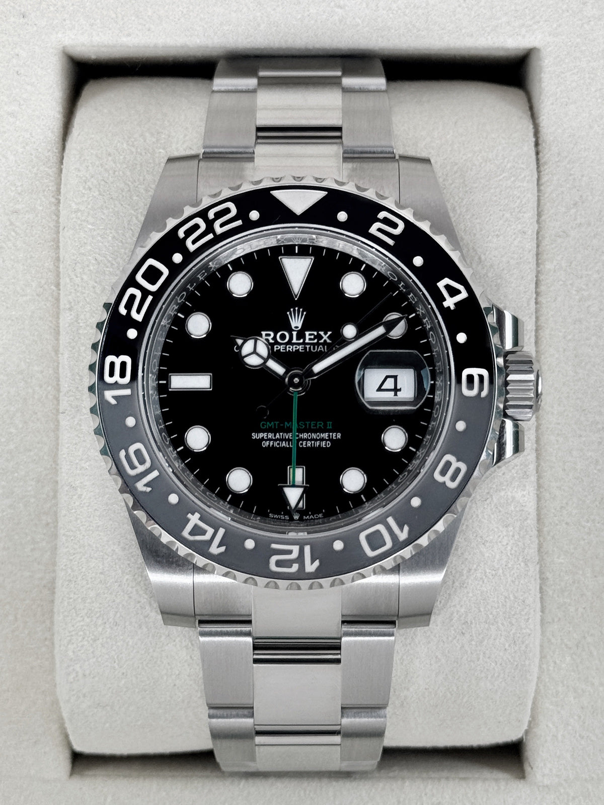 2025 Rolex GMT-Master II "Bruce Wayne" 40mm 126710GRNR Oyster