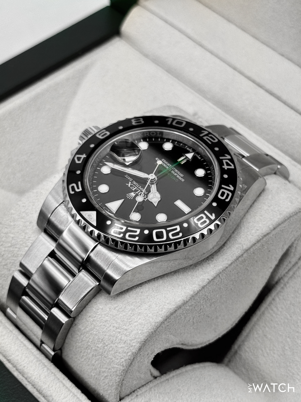 2016 Rolex GMT-Master II 40mm 116710LN Stainless Steel Black Dial