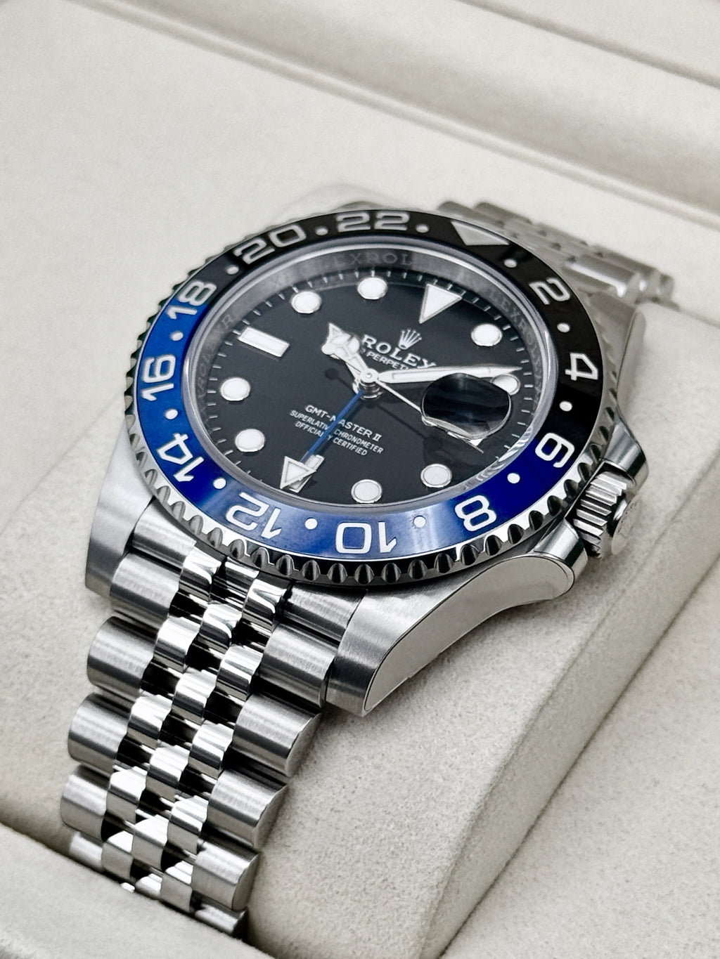 NEW 2026 Rolex GMT-Master II "Batgirl" 40mm 126710BLNR Jubilee (STICKERED)