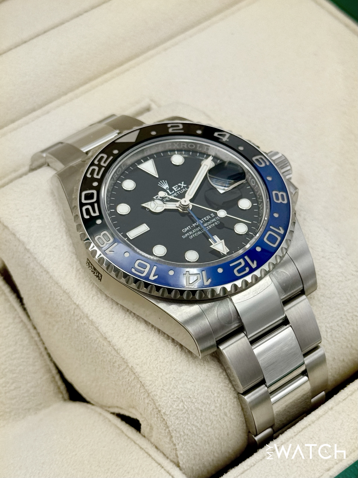 2024 Rolex GMT-Master II "Batman" 40mm 126710BLNR Oyster (STICKERED)