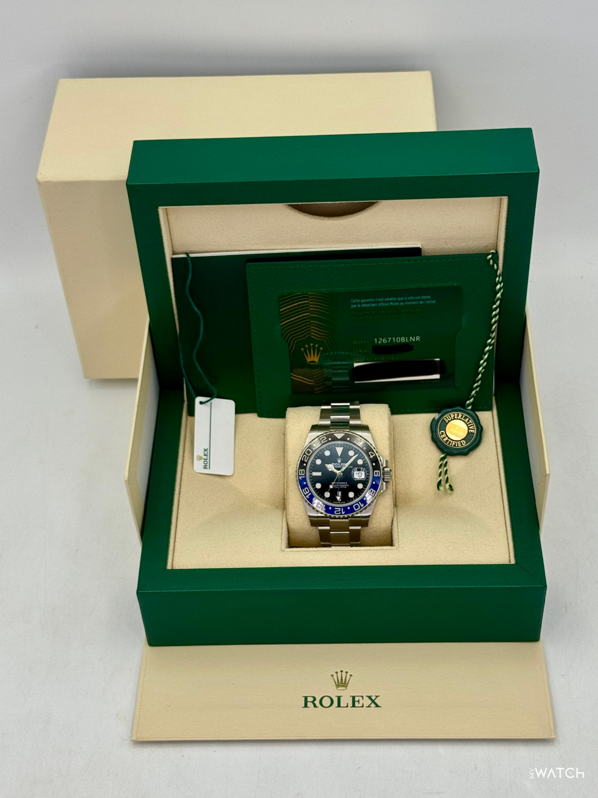 2022 Rolex GMT-Master II "Batman" 40mm 126710BLNR Oyster