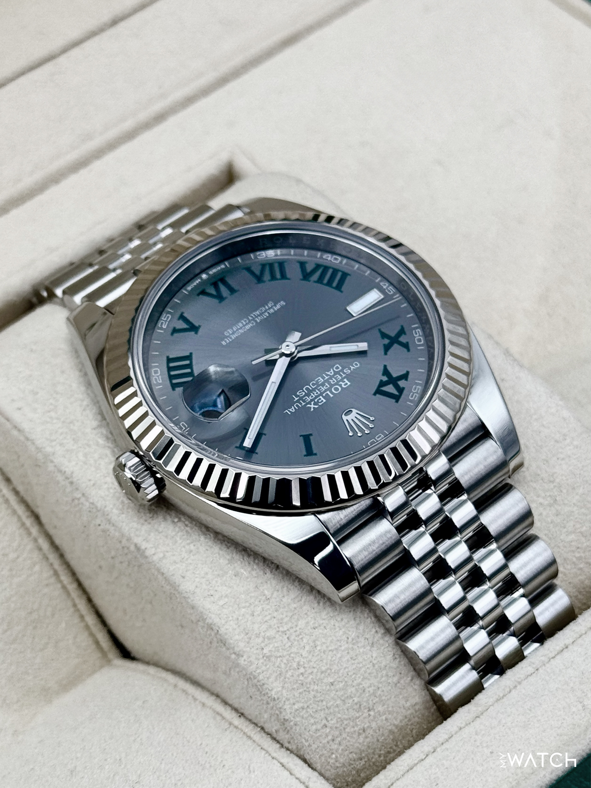 2024 Rolex Datejust 41mm 126334 Jubilee Wimbledon Dial
