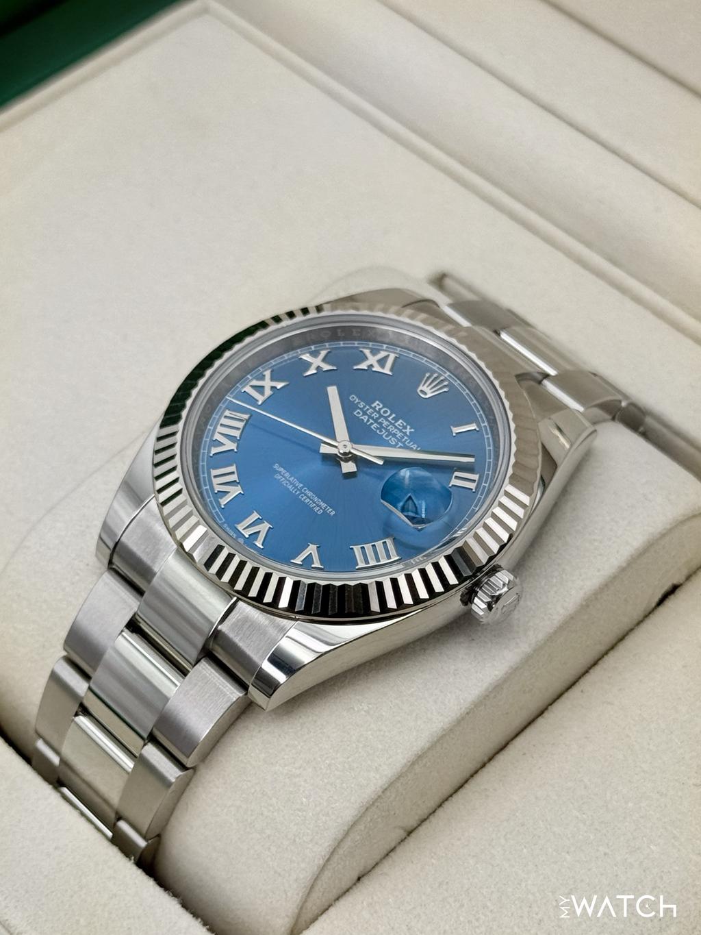 NEW 2026 Rolex Datejust 41mm 126334 Stainless Steel Oyster Azzurro Blue Dial