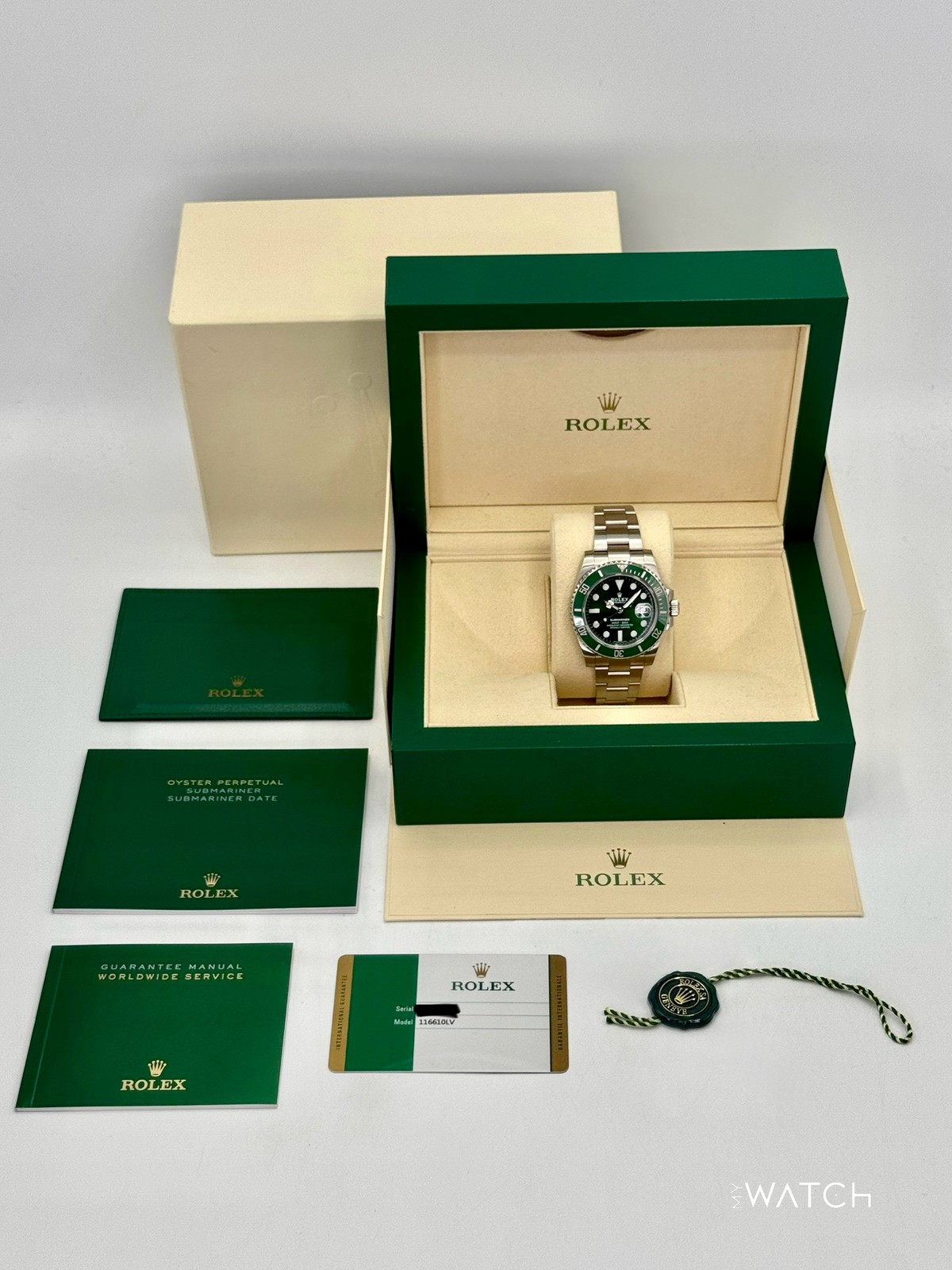 2018 Rolex Submariner “Hulk” 40mm 116610LV Green Dial