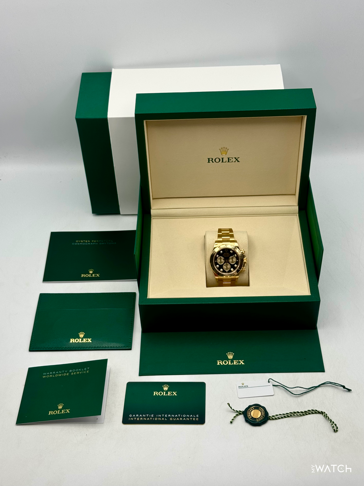 NEW 2026 Rolex Daytona 40mm 126508 18K Yellow Gold Black Diamond Dial