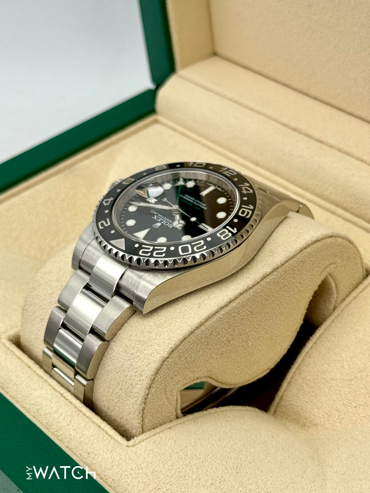 2014 Rolex GMT-Master II 40mm 116710LN Stainless Steel Black Dial