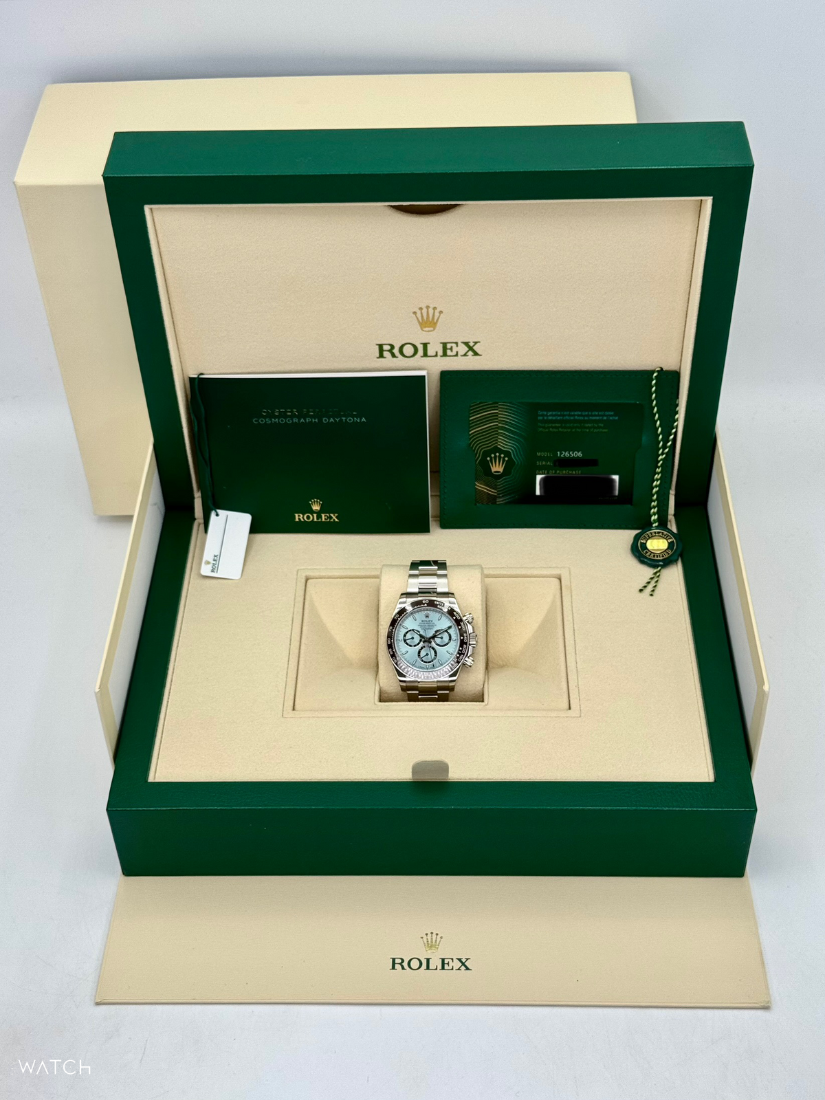 2023 Rolex Daytona 40mm 126506 Platinum Ice Blue Dial