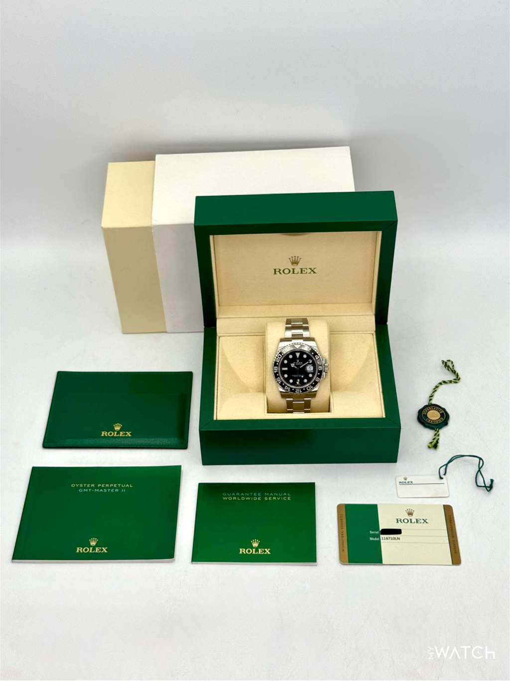 2018 Rolex GMT-Master II 40mm 116710LN Stainless Steel Black Dial