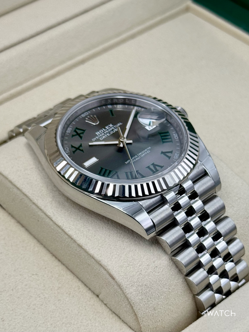 NEW 2025 Rolex Datejust 41mm 126334 Jubilee Wimbledon Dial (STICKERED)
