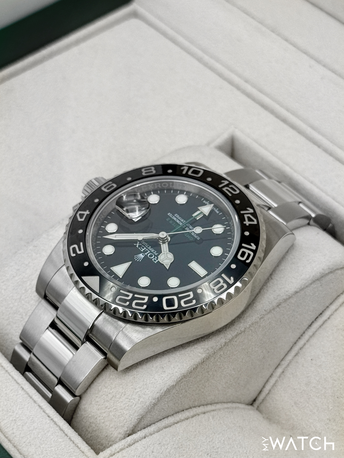 2018 Rolex GMT-Master II 40mm 116710LN Stainless Steel Black Dial
