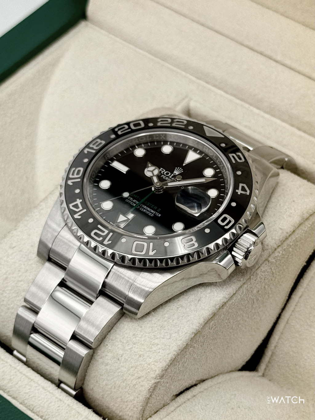2016 Rolex GMT-Master II 40mm 116710LN Stainless Steel Black Dial