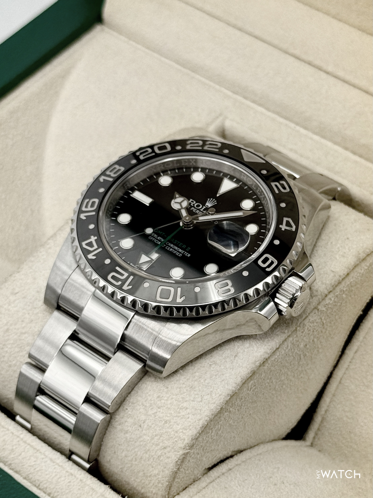 2016 Rolex GMT-Master II 40mm 116710LN Stainless Steel Black Dial