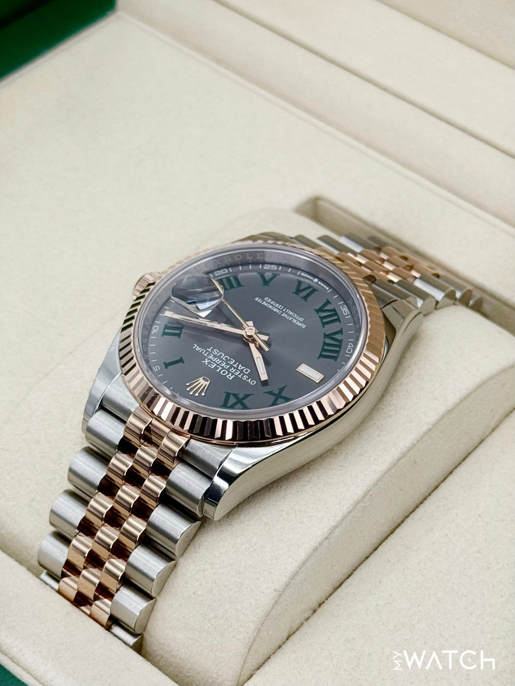 NEW 2025 Rolex Datejust 36mm 126231 Two-Tone Jubilee Wimbledon Dial (STICKERED)