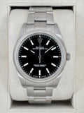 2019 Rolex Oyster Perpetual 39mm 114300 Stainless Steel Black Dial