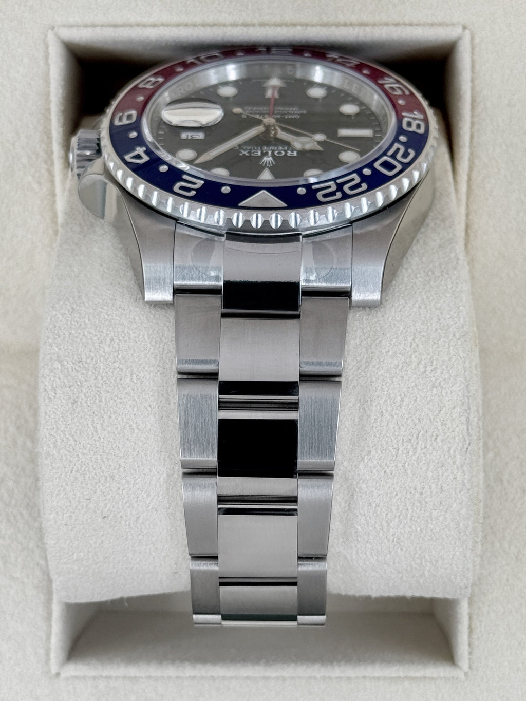 NEW OLD STOCK 2021 Rolex GMT-Master II "Pepsi" 40mm 126710BLRO Oyster (STICKERED)