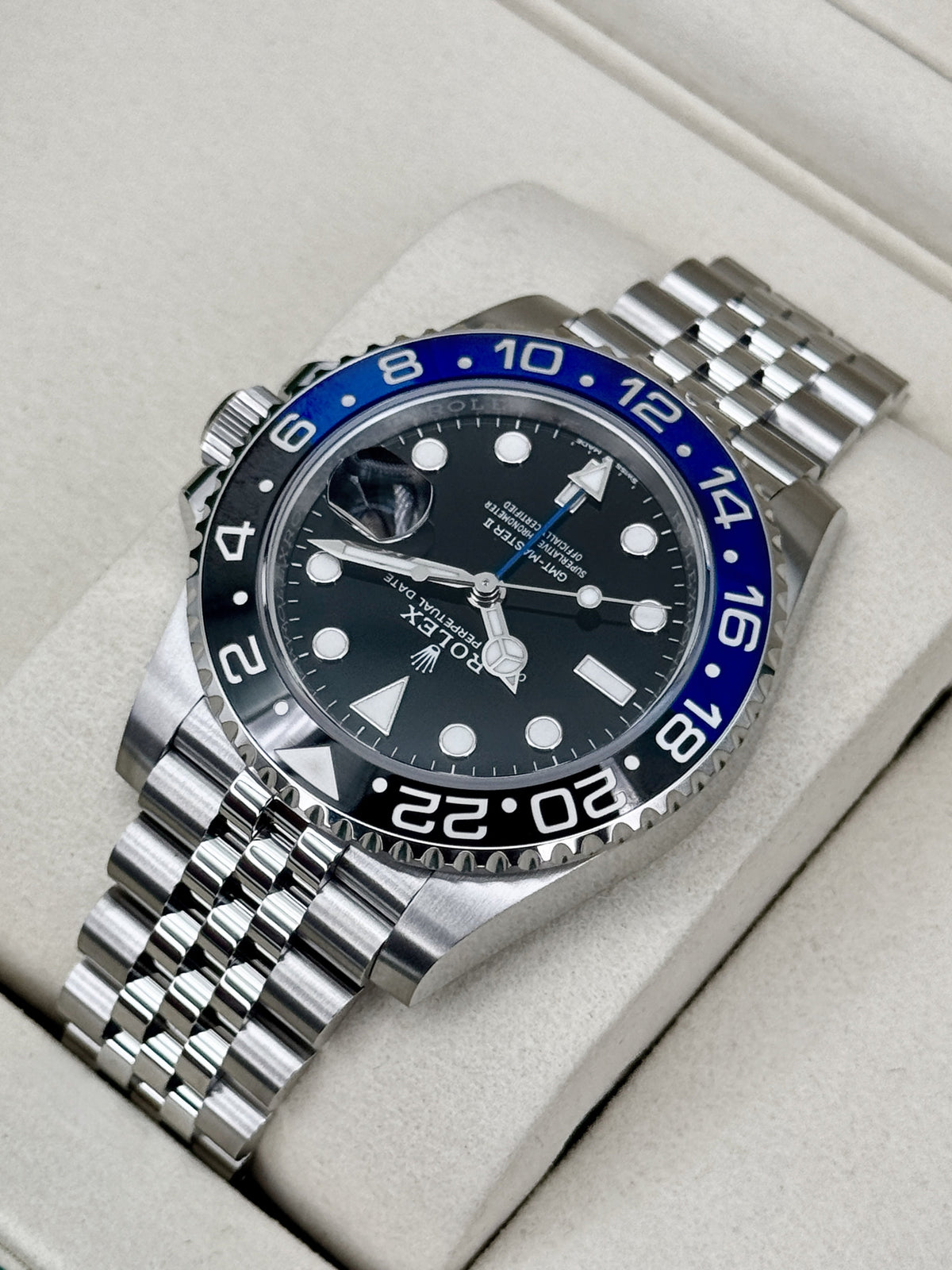 NEW 2026 Rolex GMT-Master II "Batgirl" 40mm 126710BLNR Jubilee (STICKERED)
