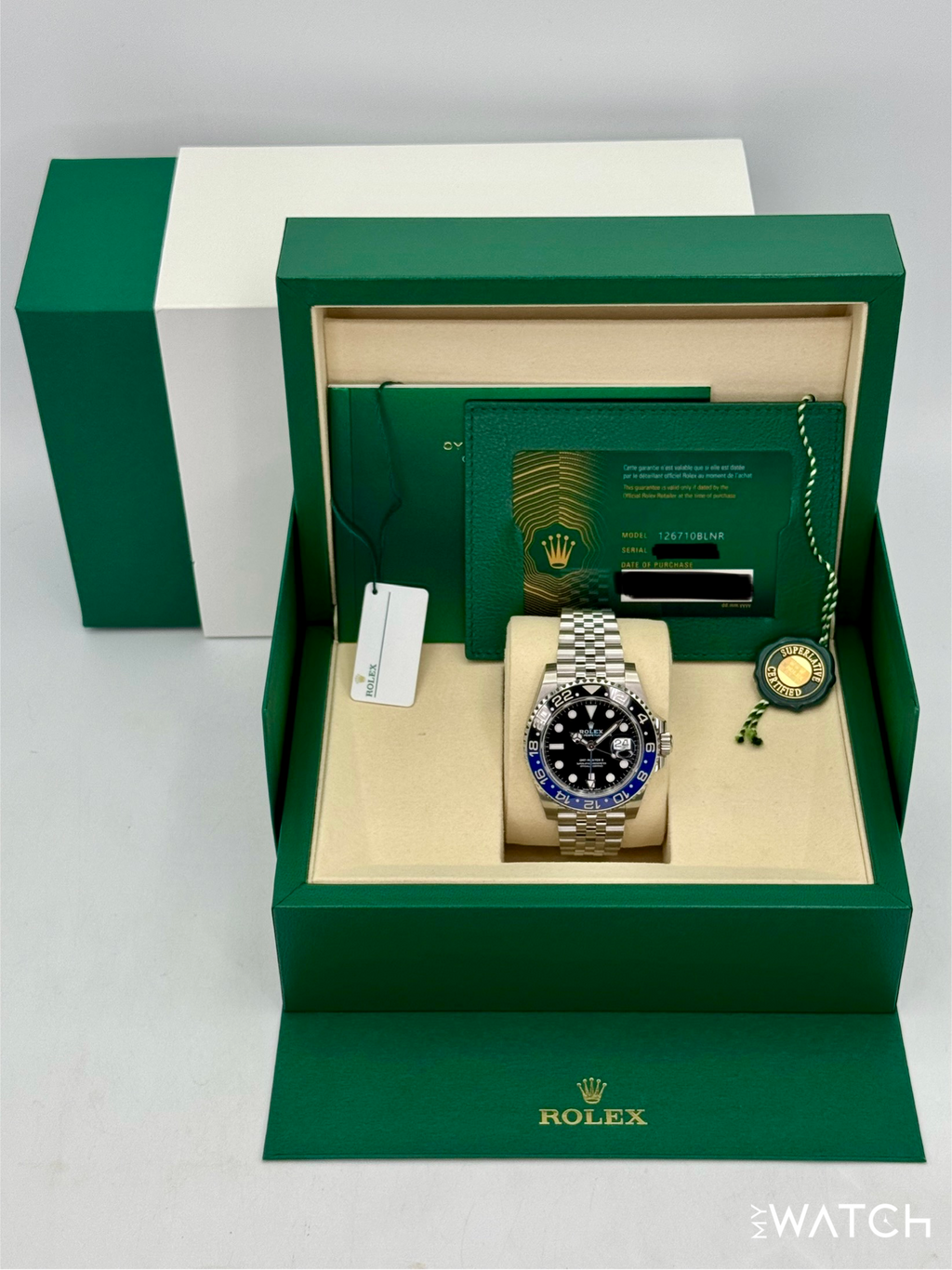 2025 Rolex GMT-Master II "Batgirl" 40mm 126710BLNR Jubilee
