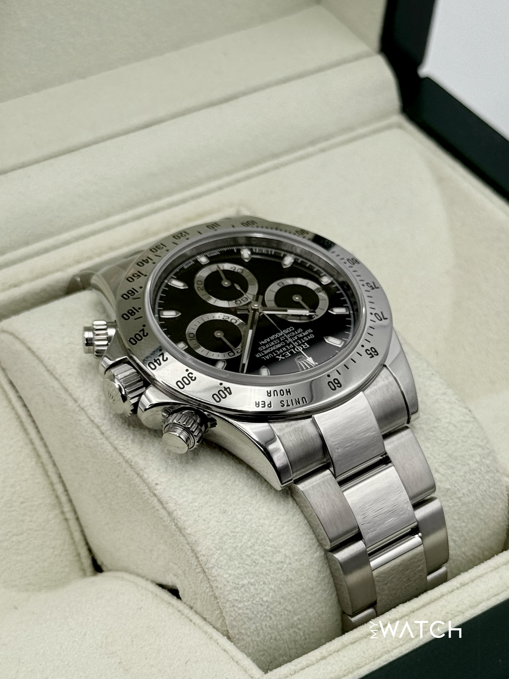 2013 Rolex Daytona 40mm 116520 Stainless Steel Black APH Dial