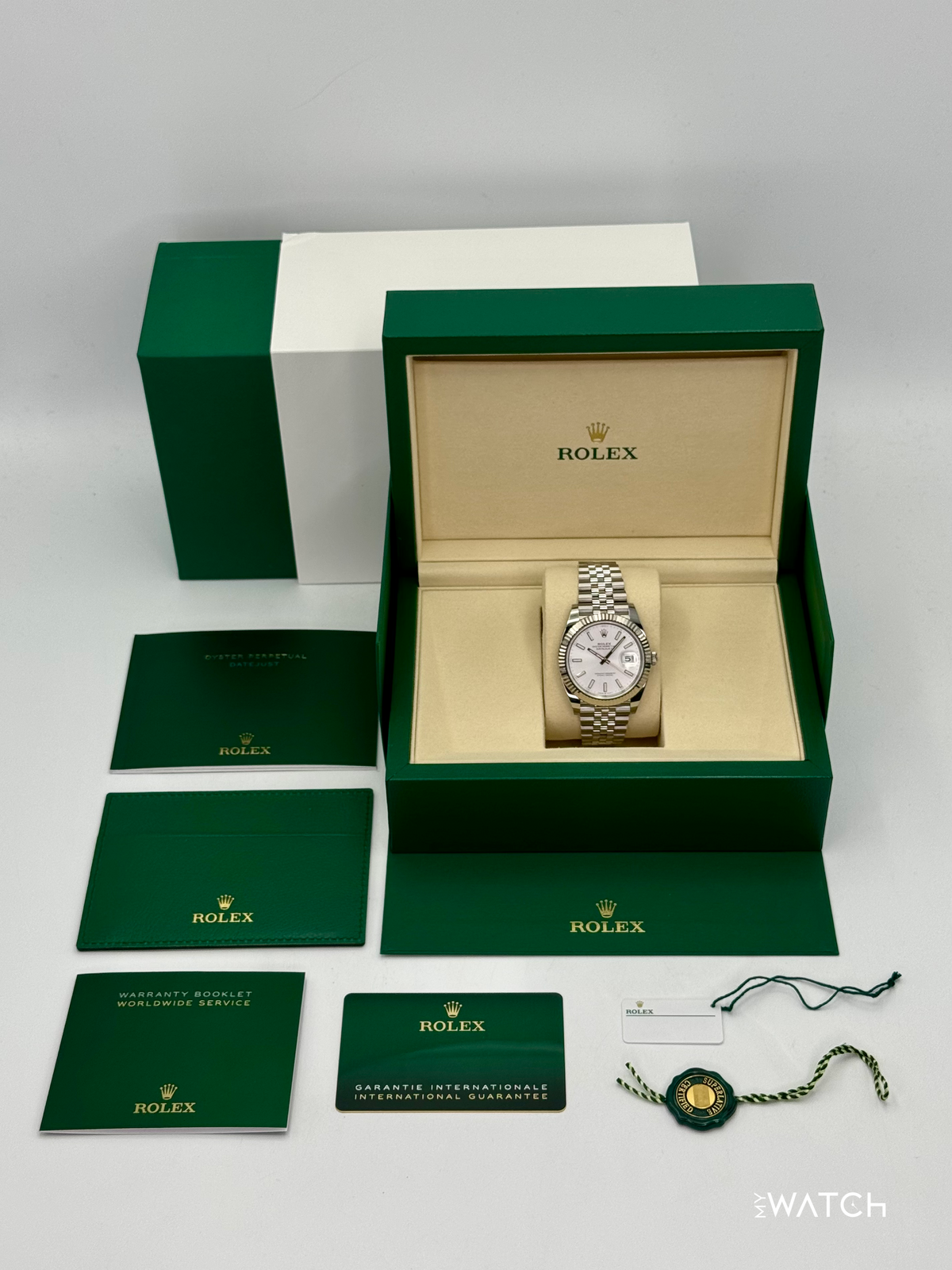 New 2025 Rolex Datejust 41mm 126334 Stainless Steel Jubilee Silver Dial