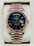 NEW 2026 Rolex Day-Date 40mm 228235 Presidential Slate Ombre Dial