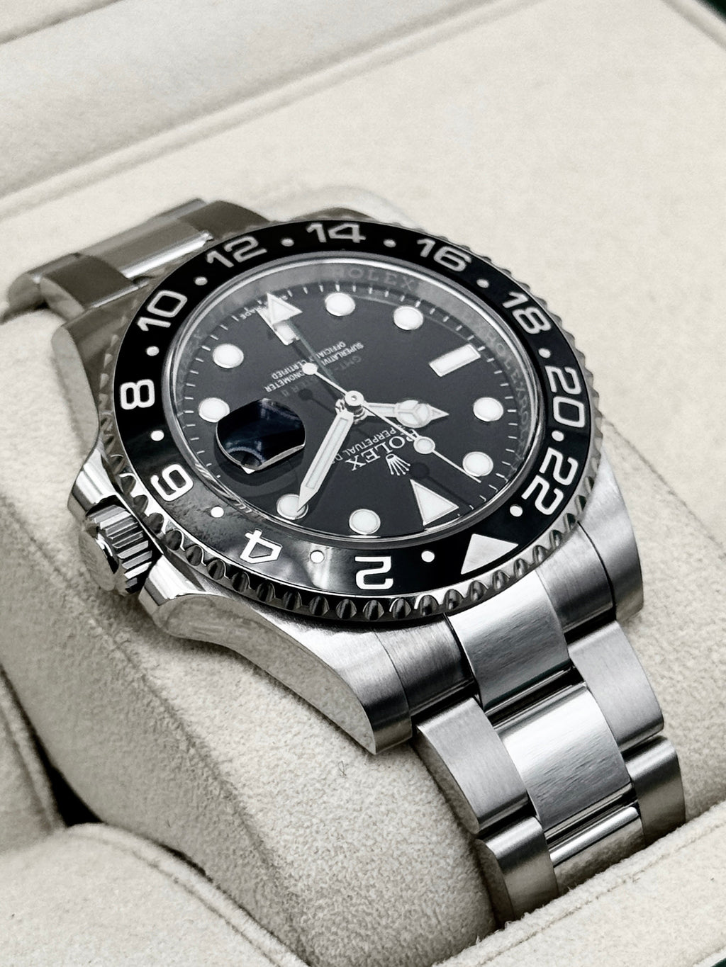 2017 Rolex GMT-Master II 40mm 116710LN Stainless Steel Black Dial