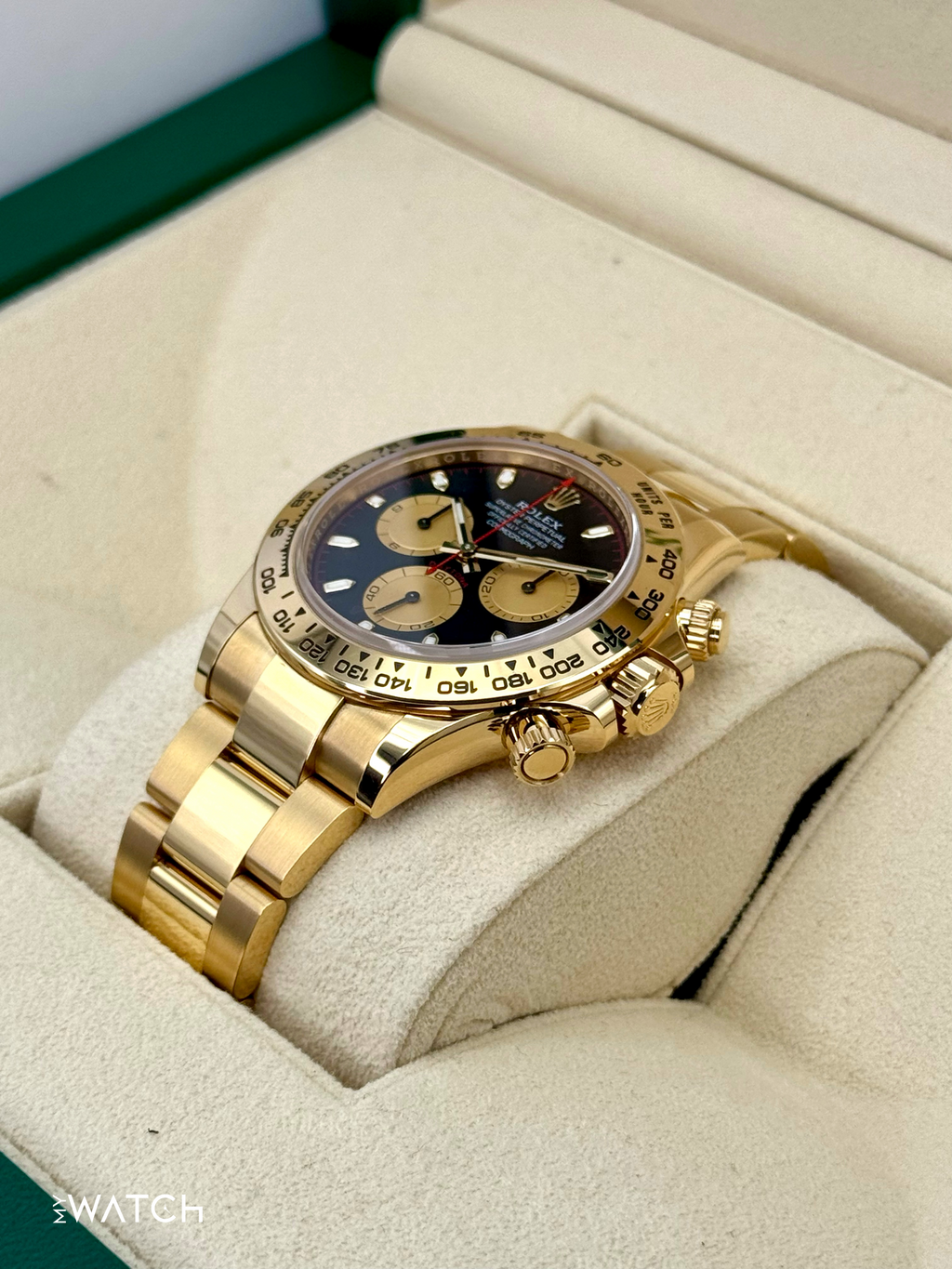 2023 Rolex Daytona "Paul Newman" 40mm 116508 Yellow Gold Black Dial