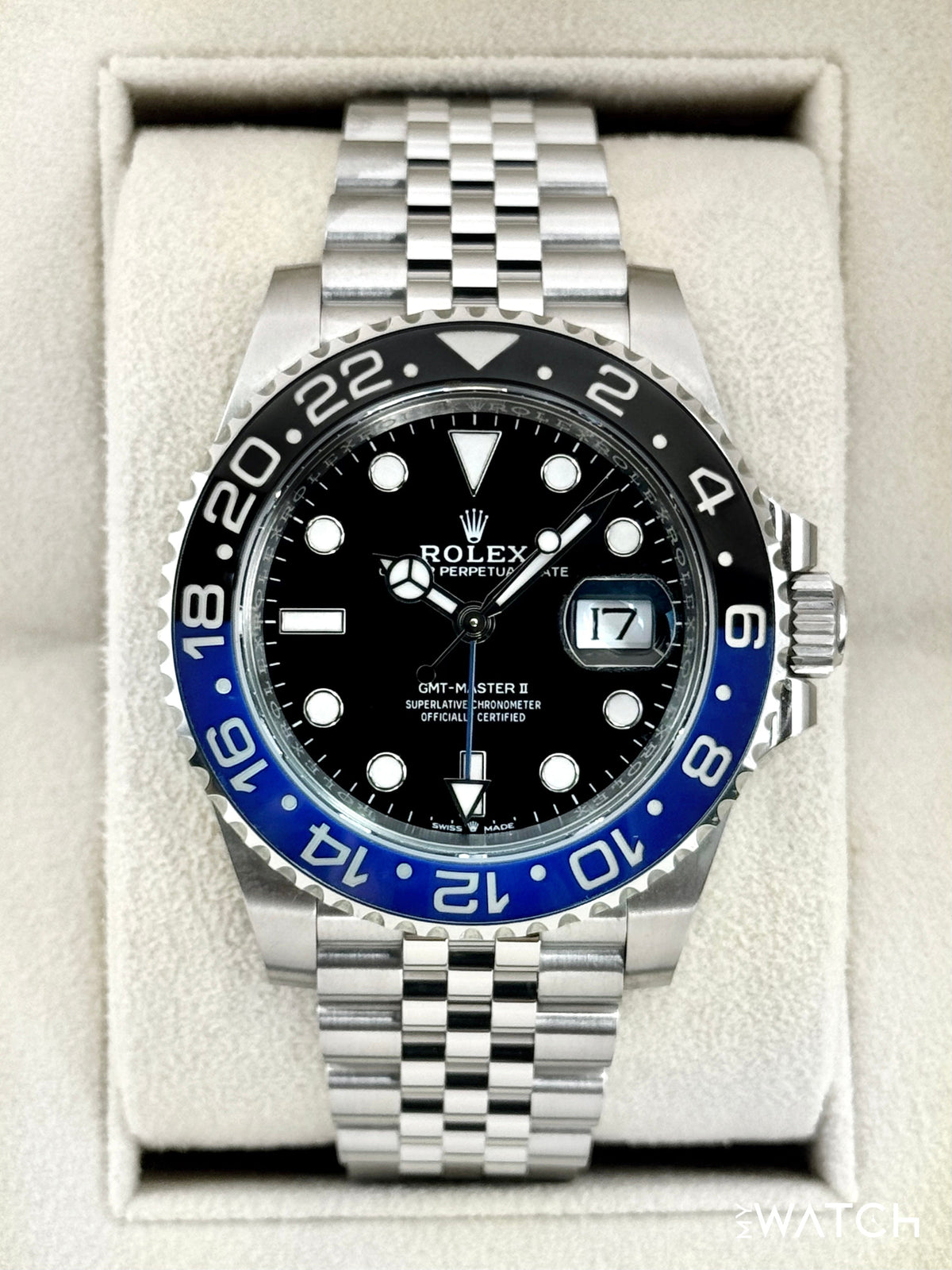 2024 Rolex GMT-Master II "Batgirl" 40mm 126710BLNR Jubilee Black Dial