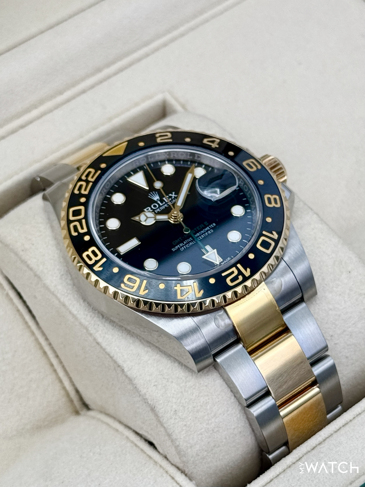 2017 Rolex GMT-Master II 40mm 116713LN Two-Tone Black Dial