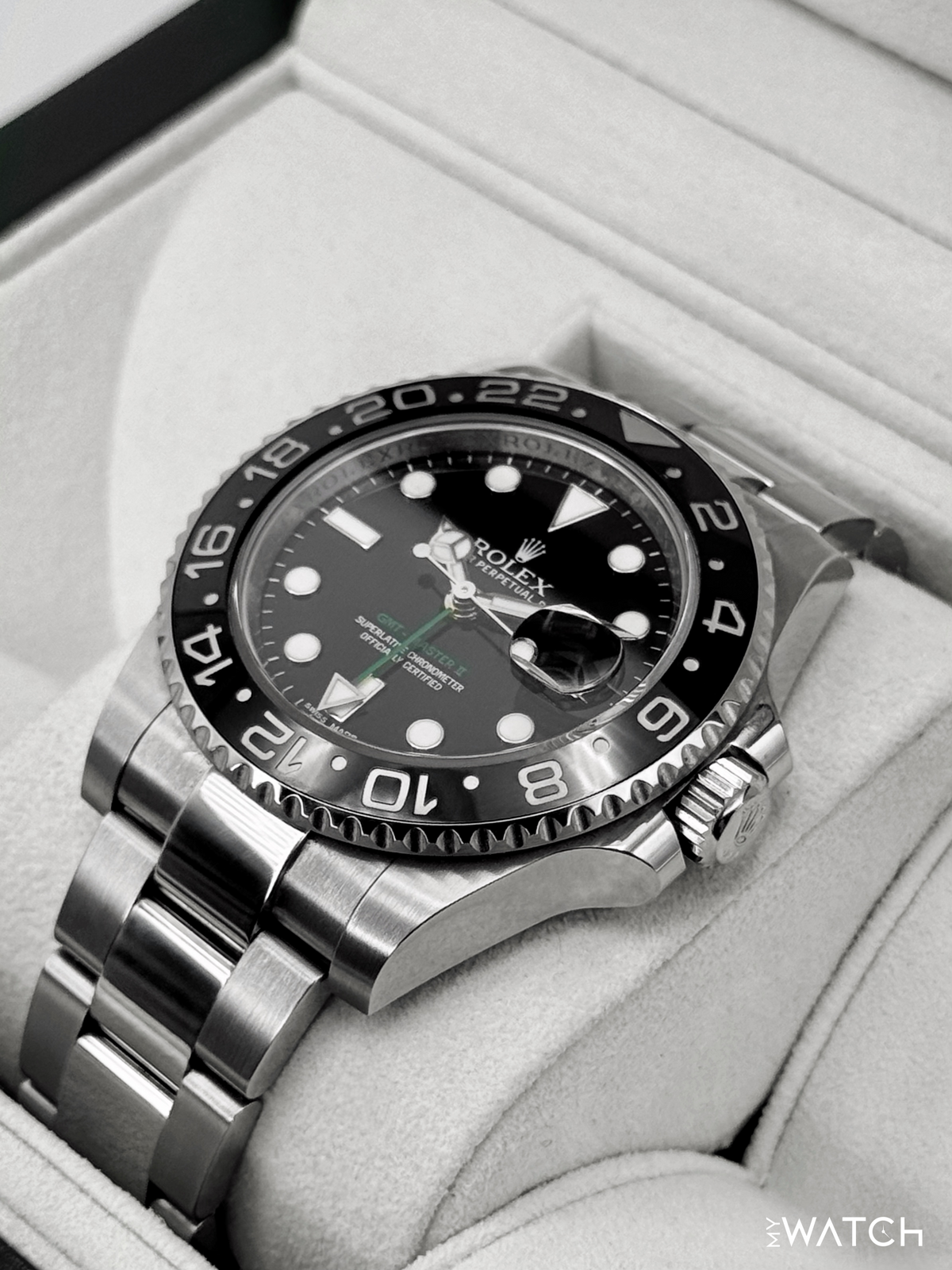 2014 Rolex GMT-Master II 40mm 116710LN Stainless Steel Black Dial