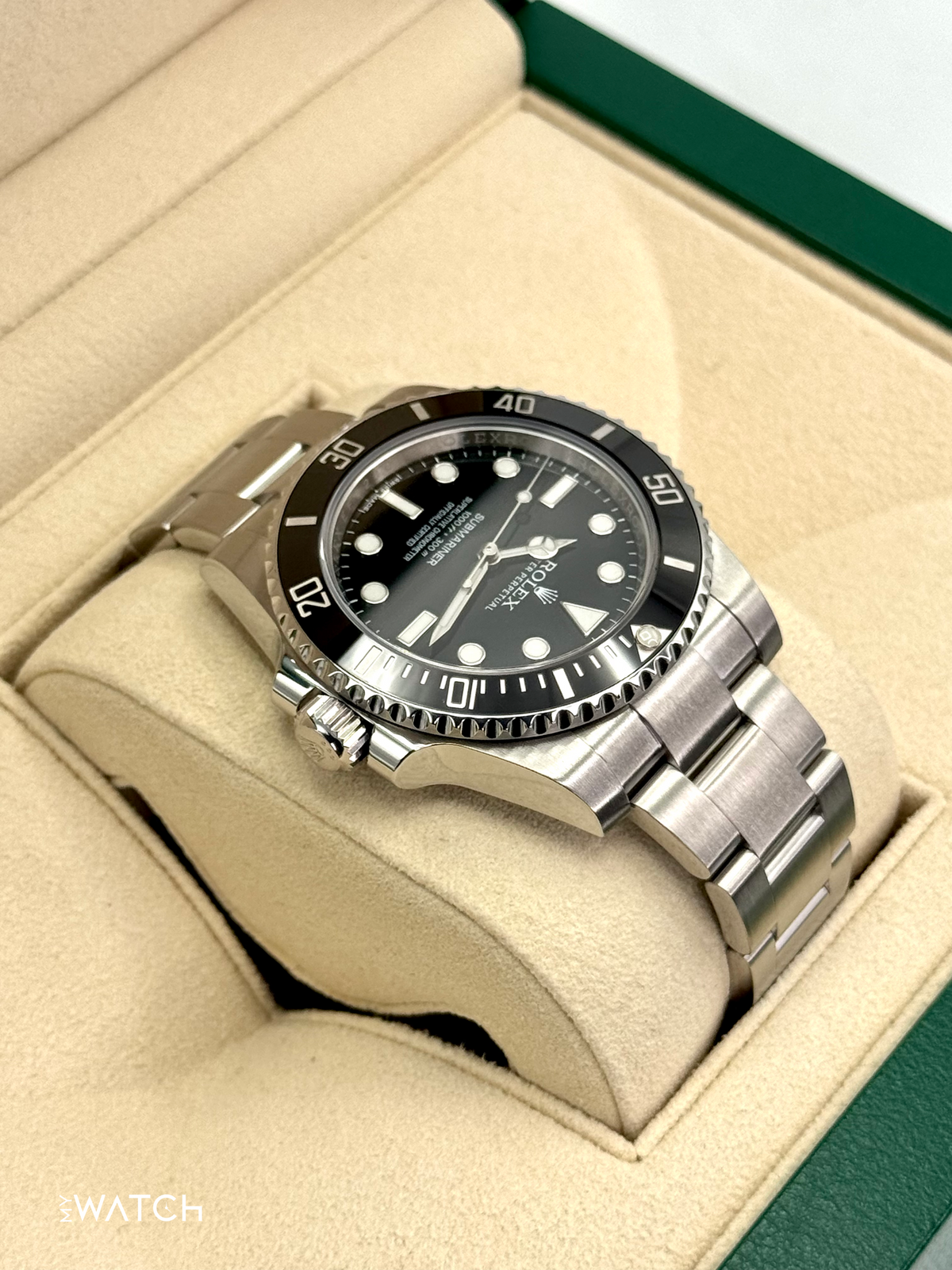 2015 Rolex Submariner 40mm 114060 Stainless Steel Black Dial
