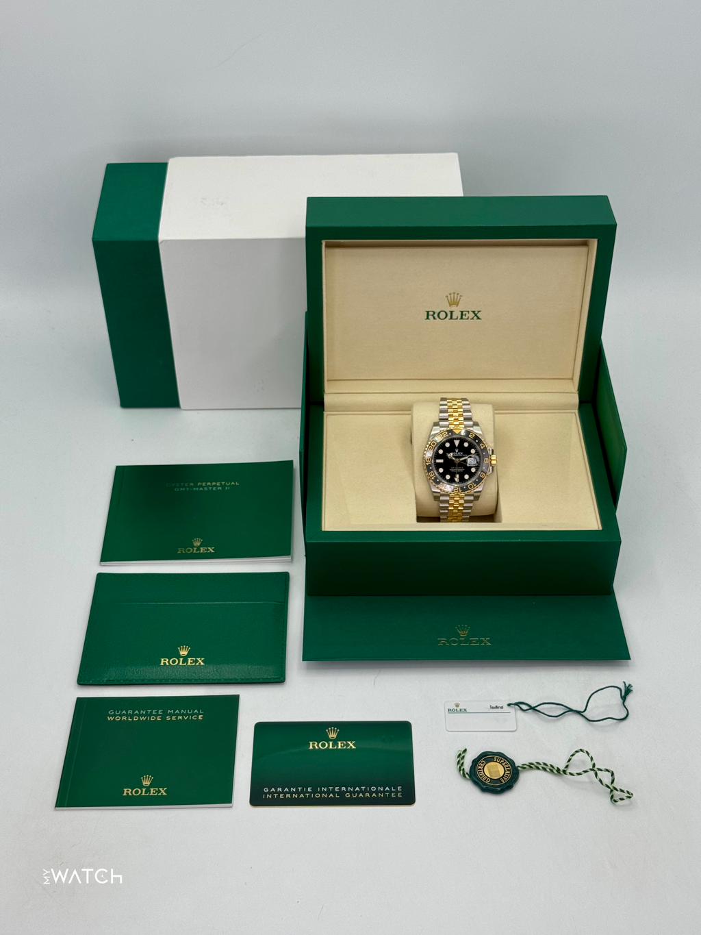 NEW 2025 Rolex GMT-Master II 40mm 126713GRNR Two-Tone Jubilee (STICKERED)