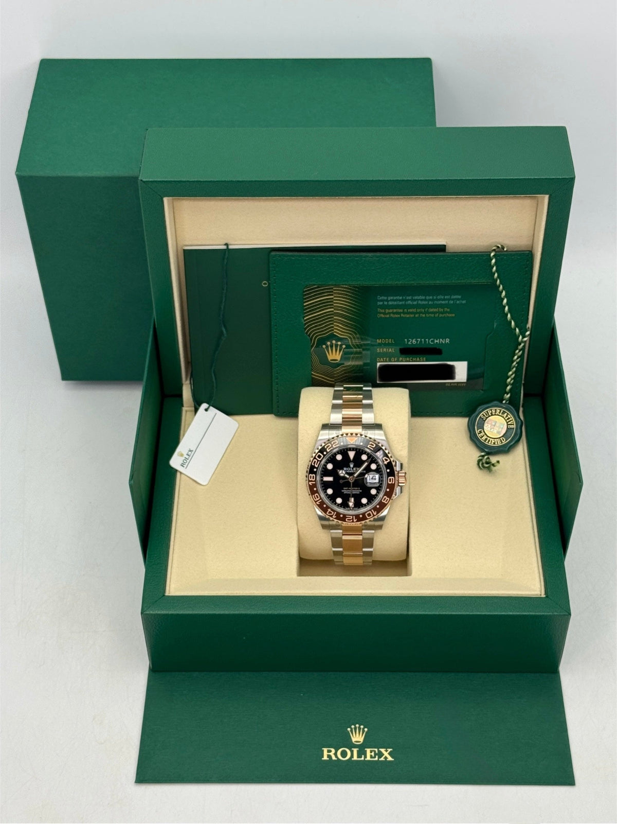 NEW 2026 Rolex GMT-Master II Rootbeer 40mm 126711CHNR Two-Tone