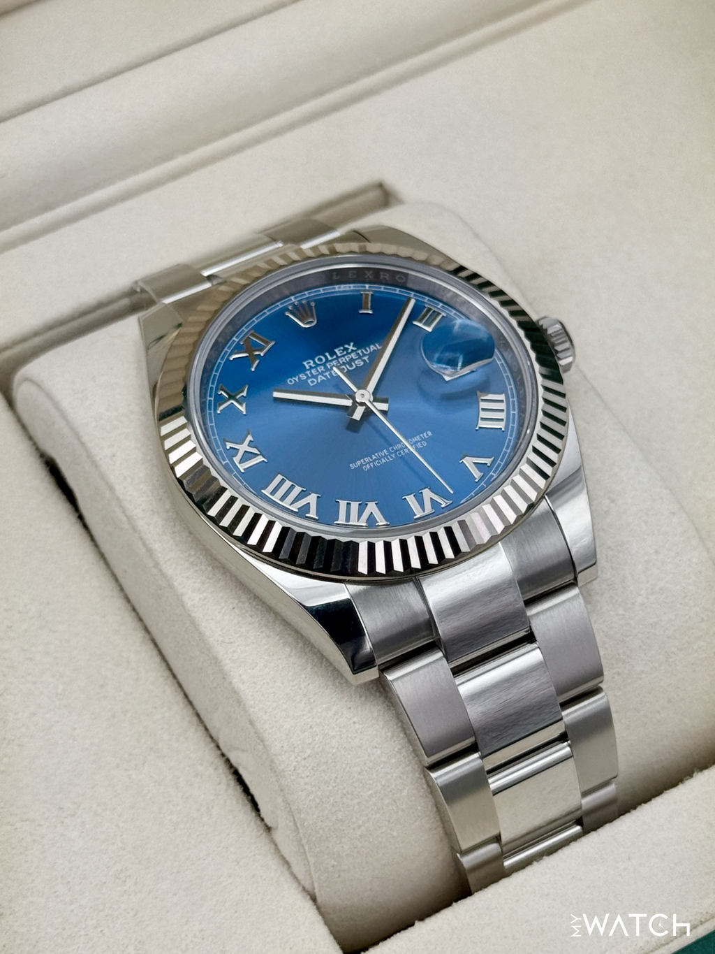 NEW 2026 Rolex Datejust 41mm 126334 Stainless Steel Oyster Azzurro Blue Dial