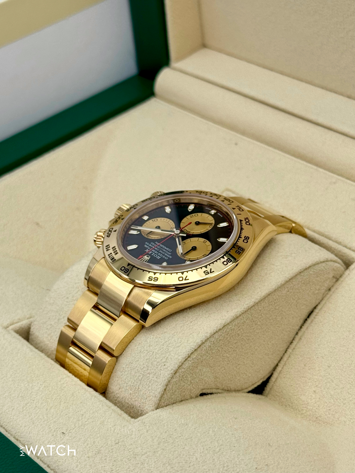 2023 Rolex Daytona "Paul Newman" 40mm 116508 Yellow Gold Black Dial