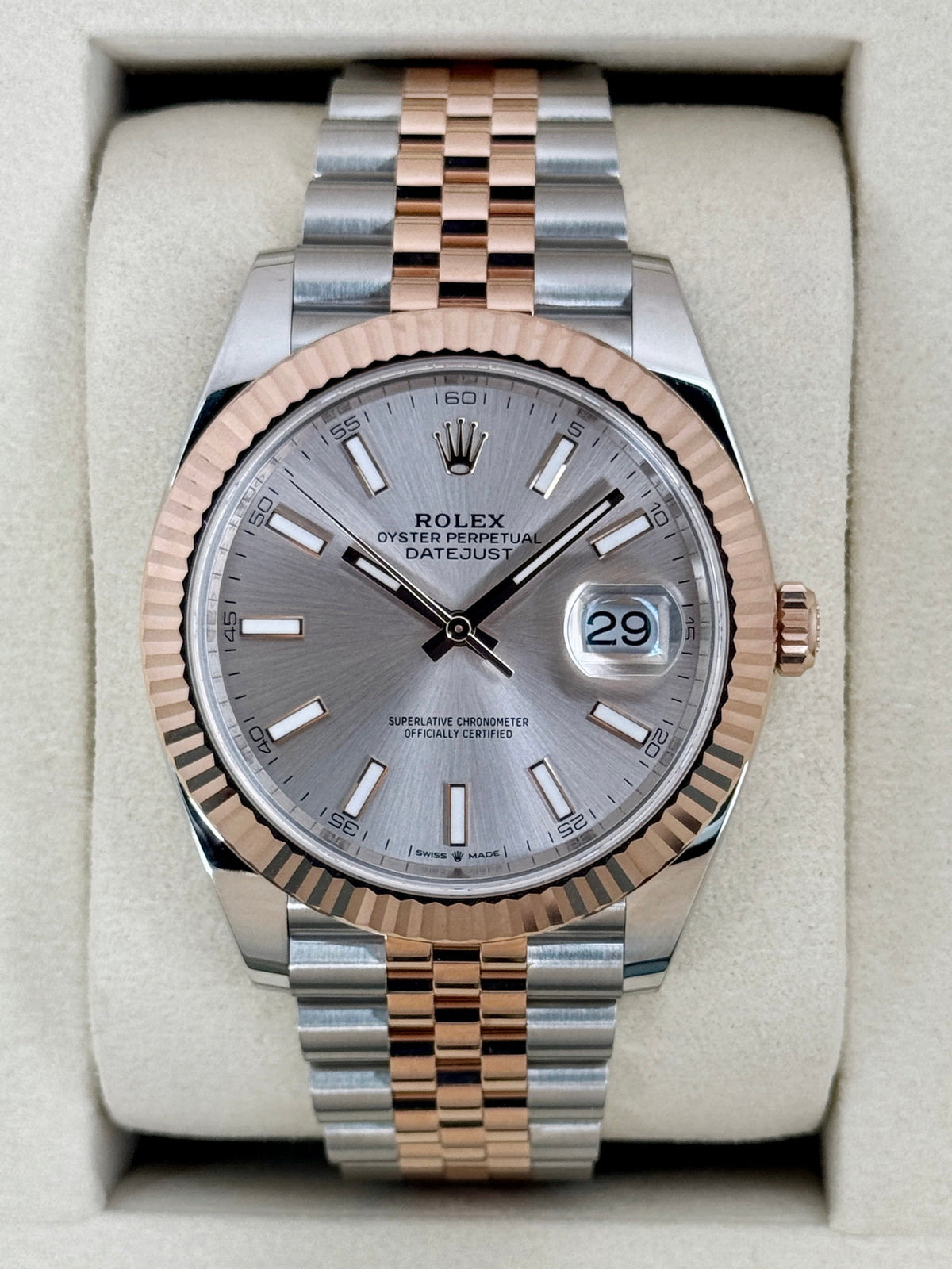 2025 Rolex Datejust 41mm 126331 Two-Tone Jubilee Sundust Dial