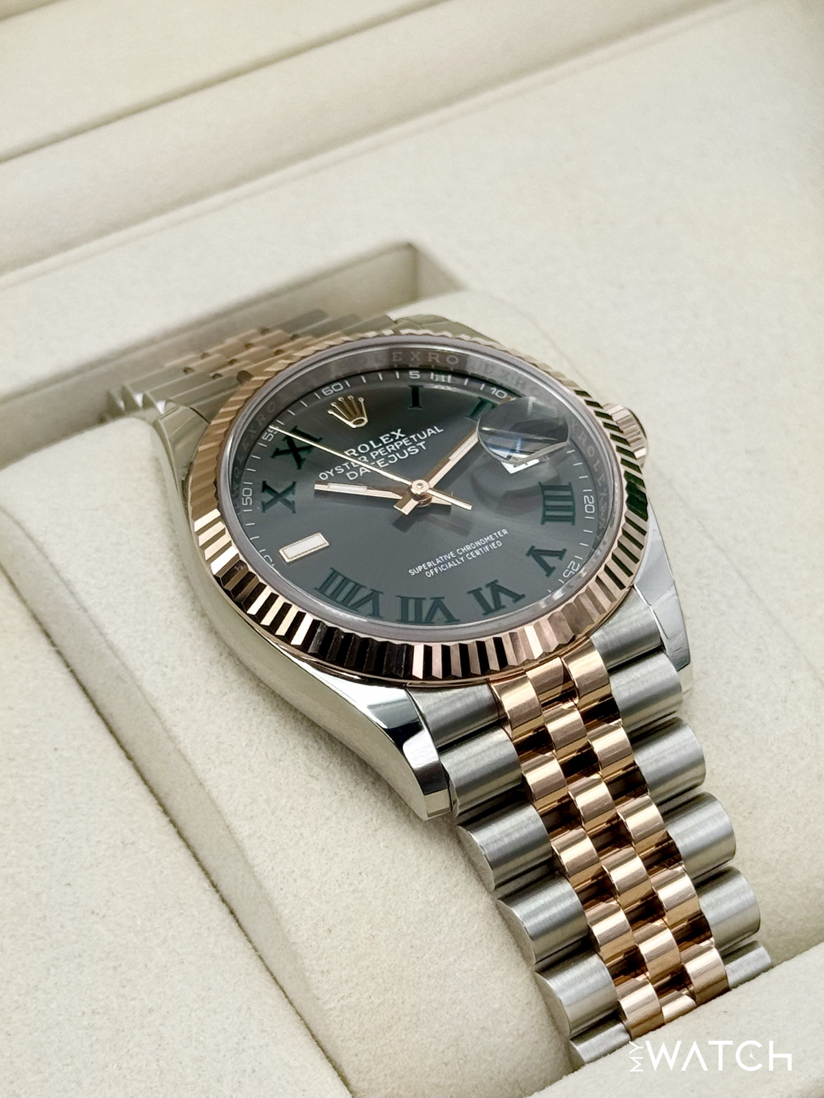 NEW 2025 Rolex Datejust 36mm 126231 Two-Tone Jubilee Wimbledon Dial (STICKERED)