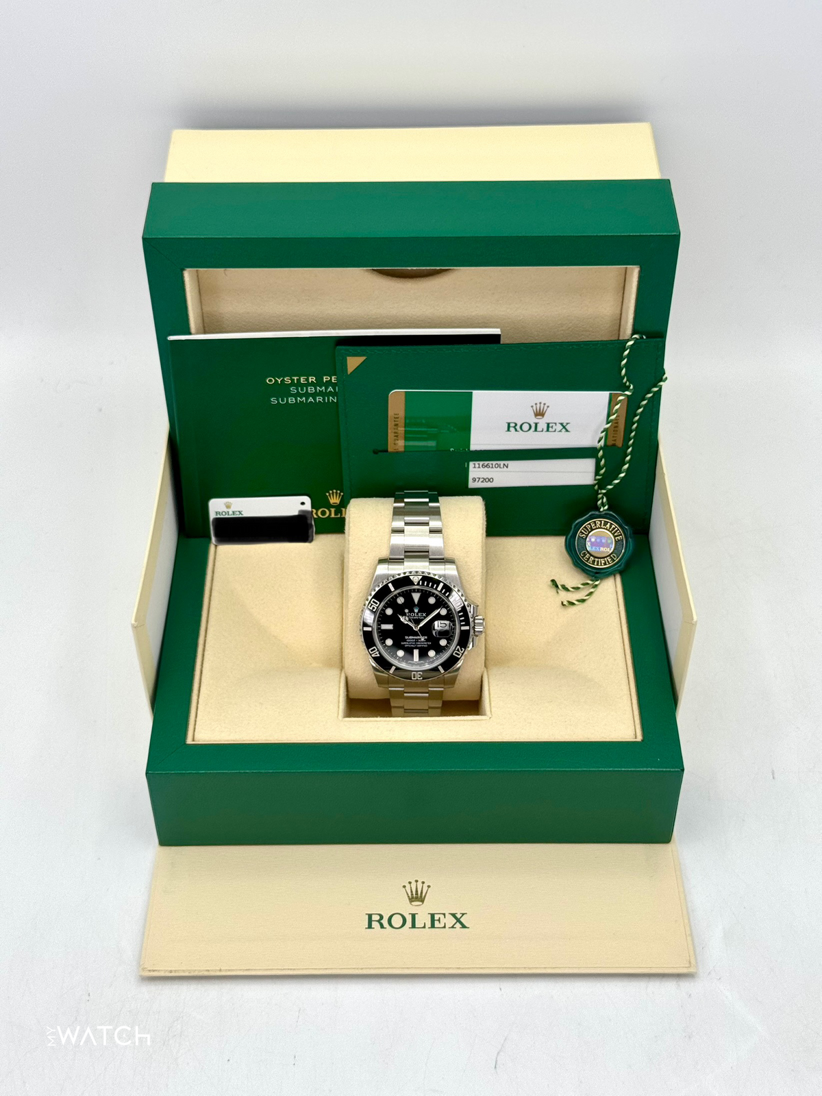 2020 Rolex Submariner 40mm 116610LN Stainless Steel Black Dial