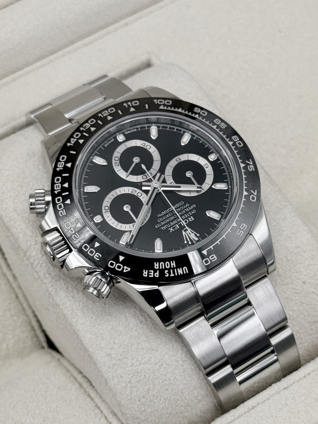 2024 Rolex Daytona 40mm 116500LN Stainless Steel Black Dial