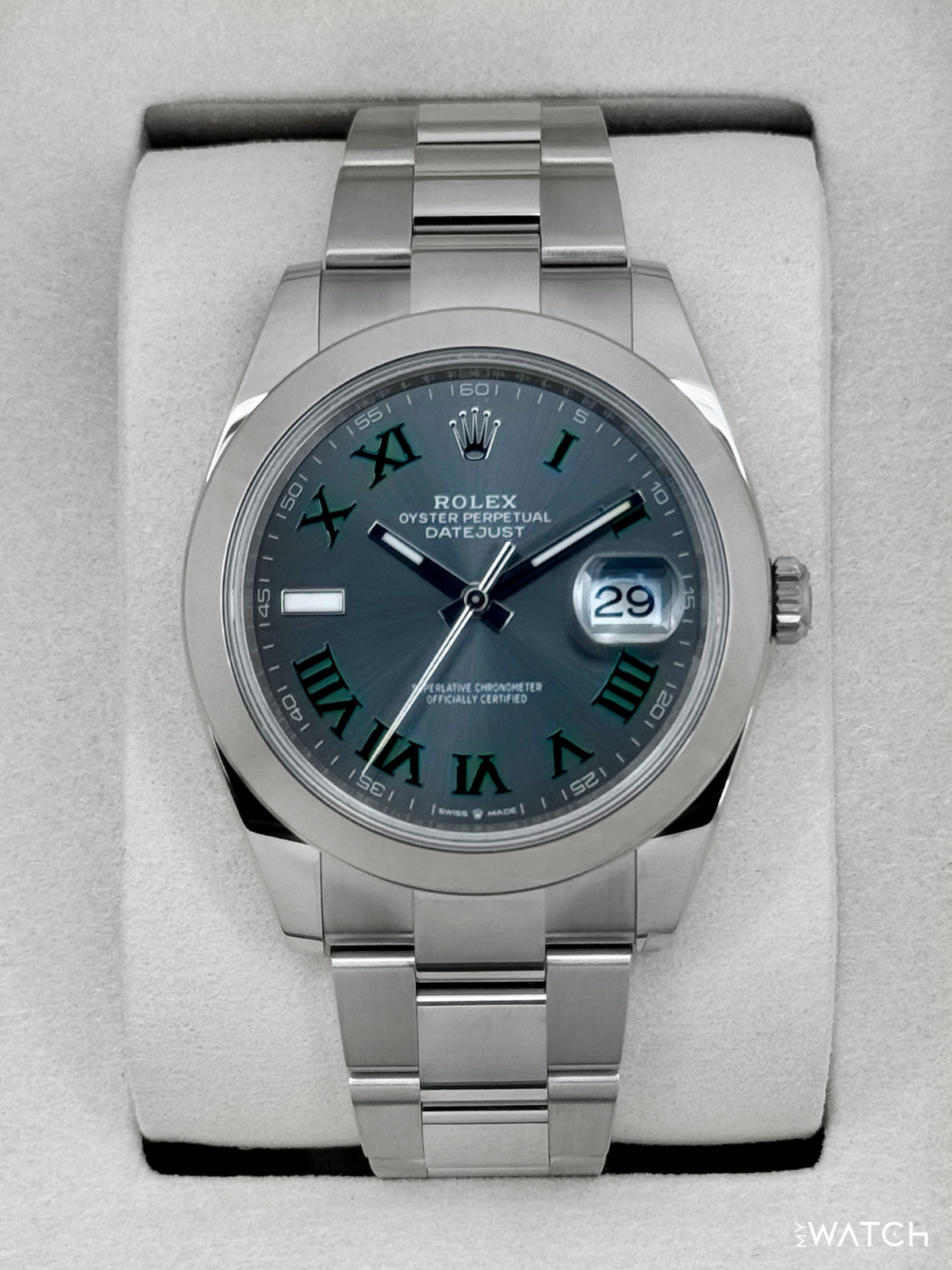 NEW 2026 Rolex Datejust 41mm 126300 Wimbledon Dial Oyster