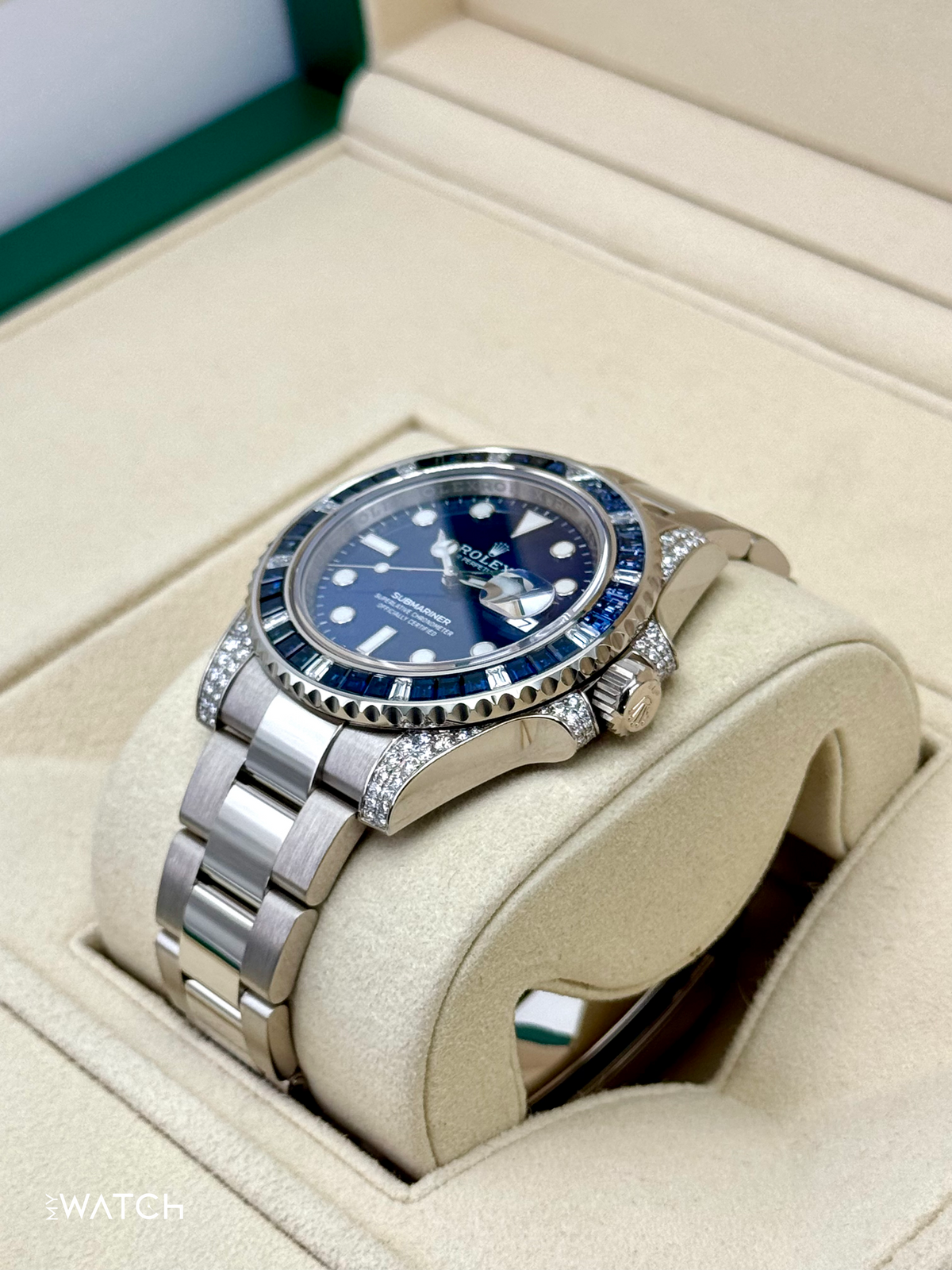 2020 Rolex Submariner 40mm 116659SABR White Gold Blue Dial