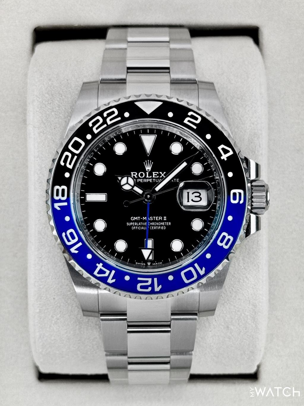 NEW 2025 Rolex GMT-Master II "Batman" 40mm 126710BLNR Oyster