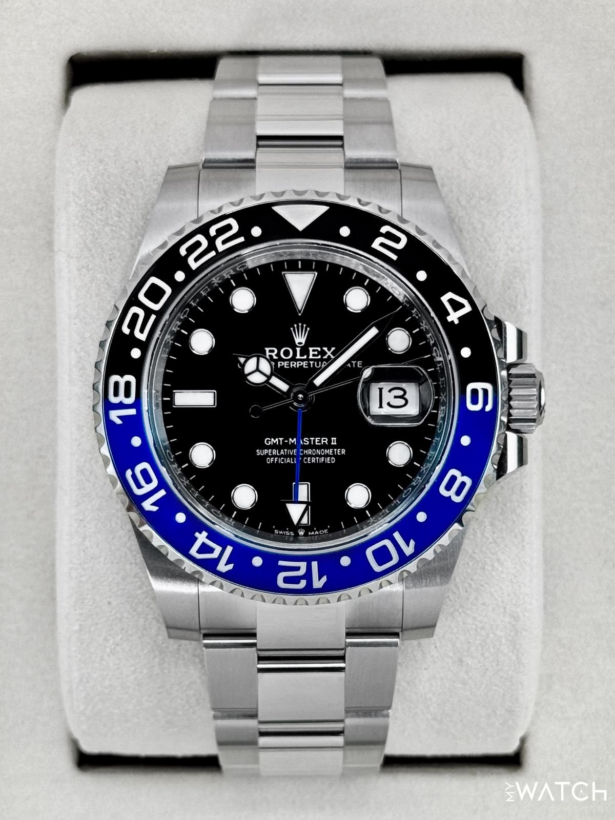 NEW 2025 Rolex GMT-Master II "Batman" 40mm 126710BLNR Oyster