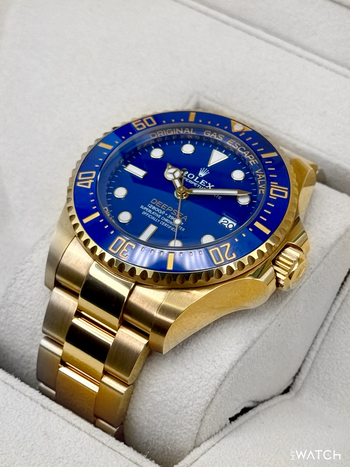 2025 Rolex Deepsea 44mm 136668LB Yellow Gold Blue Dial