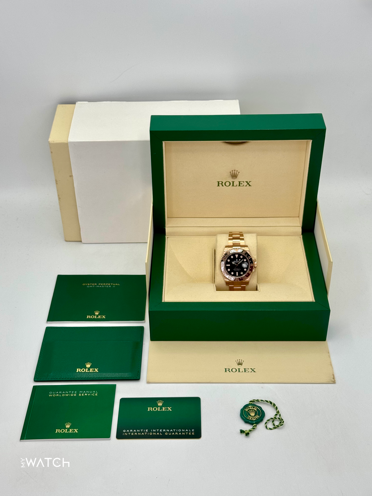 2021 Rolex GMT-Master II "Rootbeer" 40mm 126715CHNR Rose Gold
