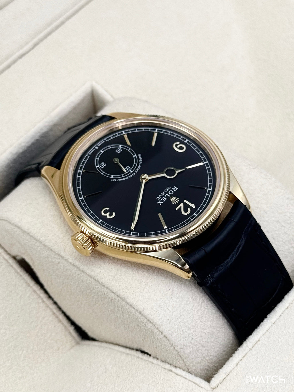 2024 Rolex 1908 39mm 52508 Yellow Gold Black Dial