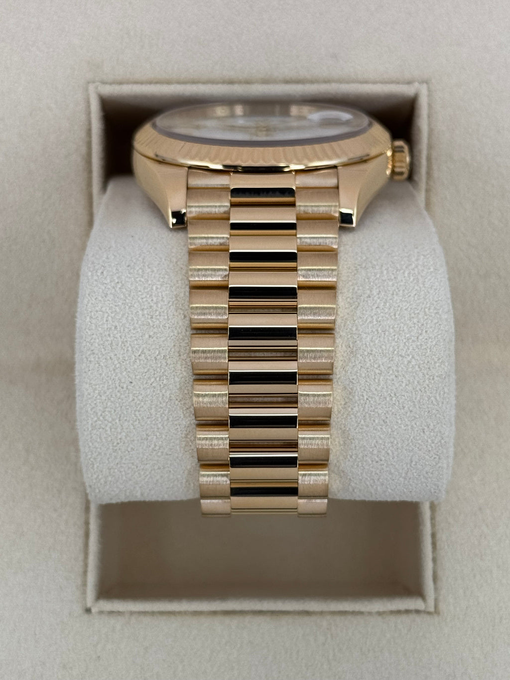 2022 Rolex Day-Date 40mm 228238 Presidential White Dial