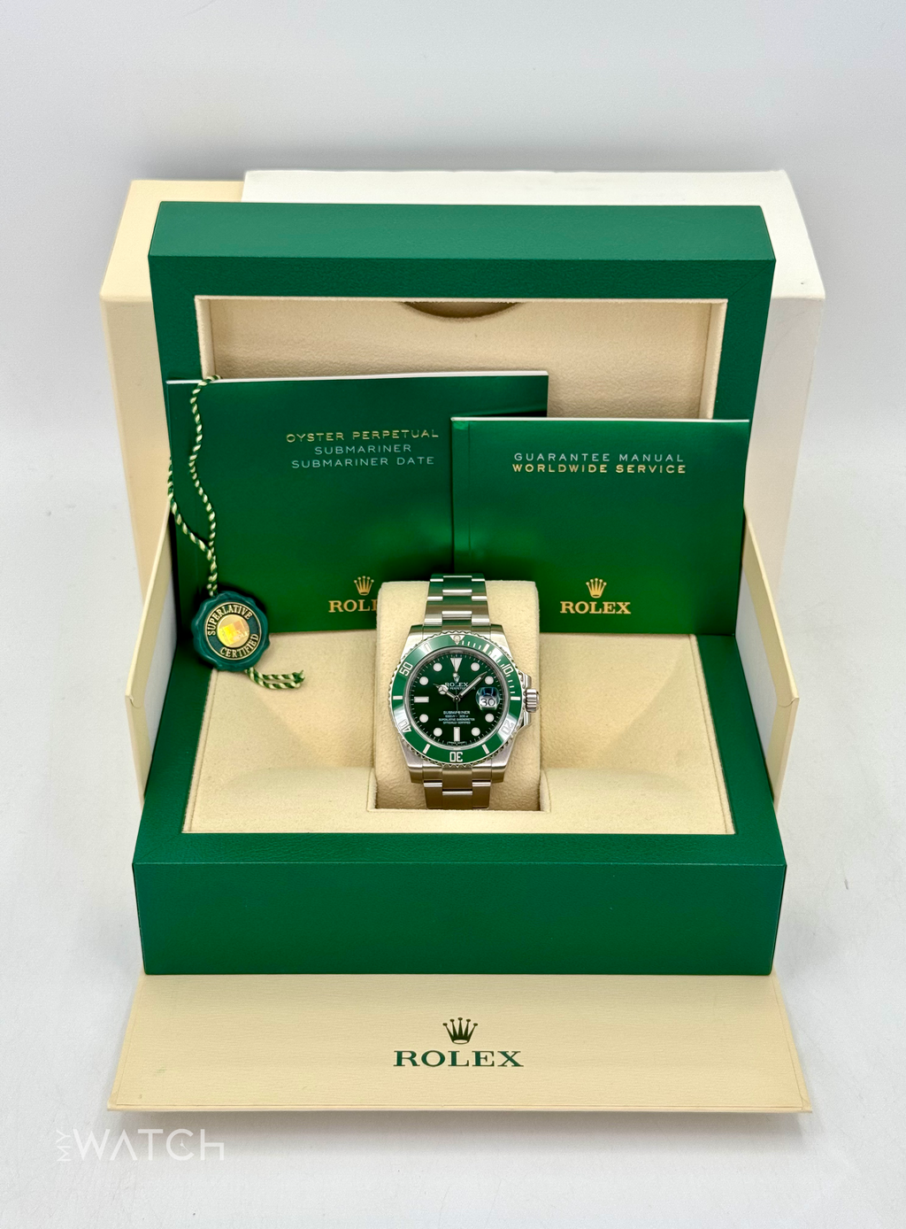 2015 Rolex Submariner “Hulk” 40mm 116610LV Green Dial